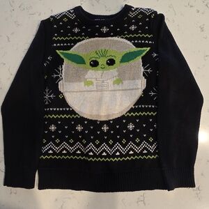 Star Wars Black and Green Crewneck Sweater